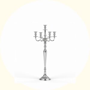 Kerzenständer 80cm, silber